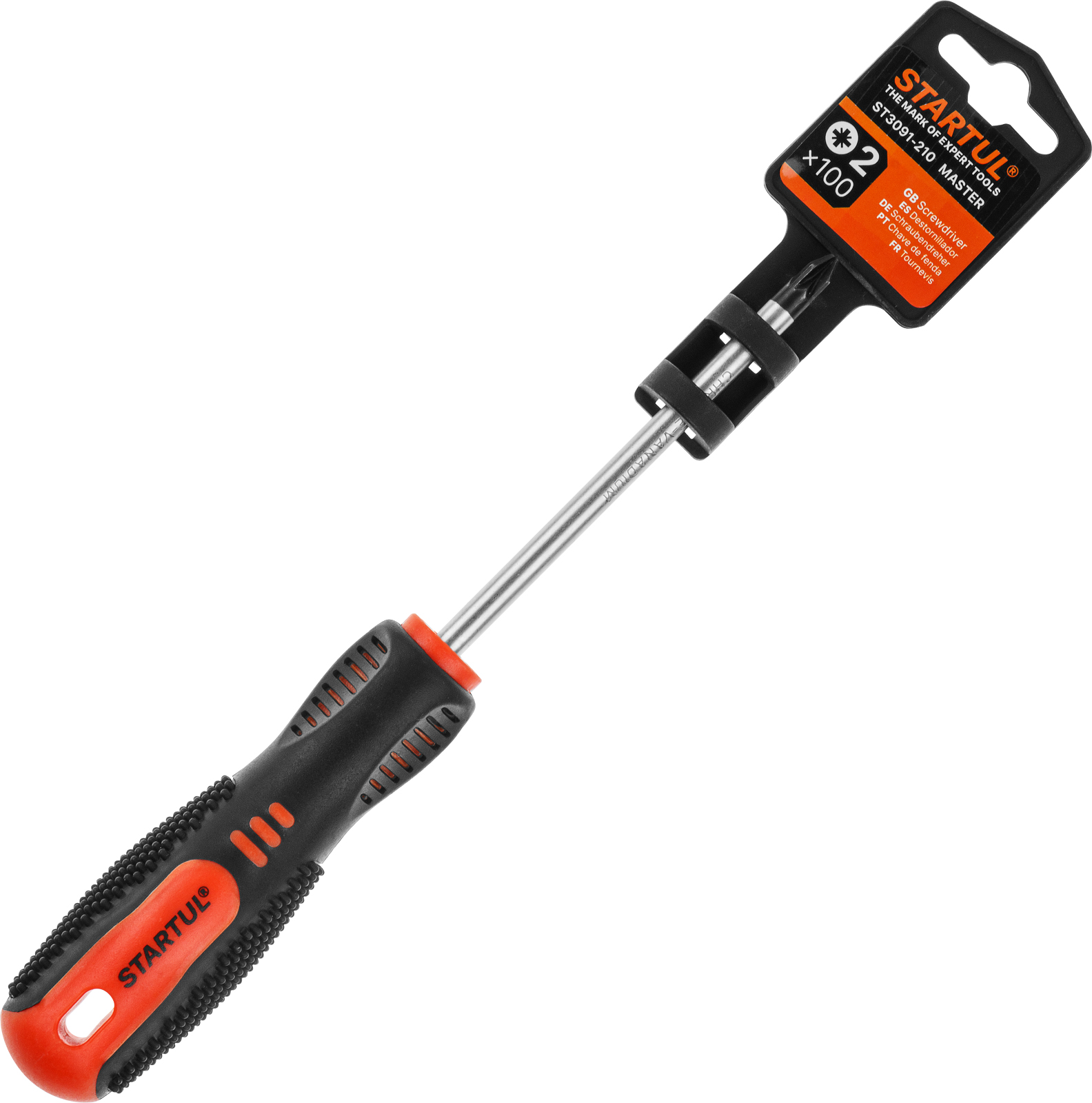 Отвертка "+" No2 100мм PZ STARTUL MASTER (ST3091-210)