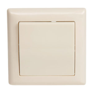 Выключатель двухполюсный (скрытый, винт. зажим) кремовый, DARIA, MUTLUSAN