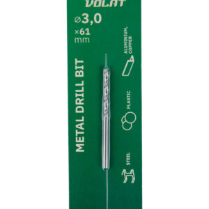 Сверло по металлу ц/х 3.0х33х61 мм HSS ВОЛАТ