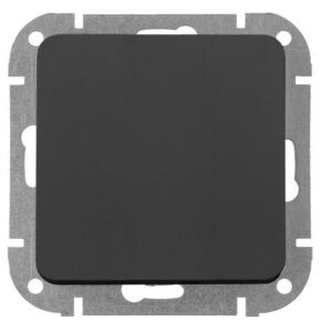Выключатель 1 клав. проходной (скрытый) карбон, Astrum, BYLECTRICA
