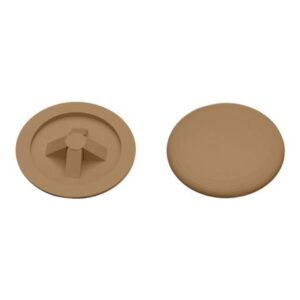 Заглушка для самореза PH2, декоративная бук (50 шт в зип-локе) STARFIX