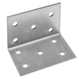 Уголок крепежный равносторонний 40х60х60 мм KUR белый цинк STARFIX