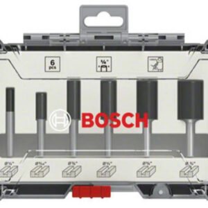 Набор пазовых фрез 1/4 дюйма (6шт) BOSCH