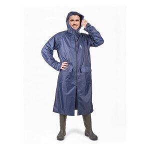 Плащ-дождевик ПВХ "Тайфун"  р.60-62 рост 182-188 синий