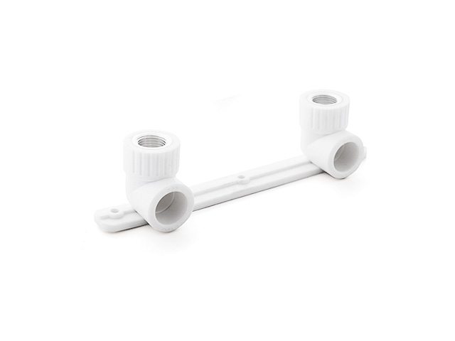 Колено ПП комб.под смеситель вн. 20х1/2", бел. РТП