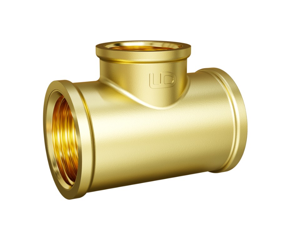 Тройник ред. 1" вн. х 1/2" вн. х 1" вн., LD