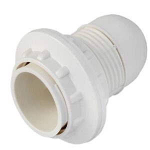 Патрон Е14 с резьбовым вводом и 2мя абажурными кольцами, BYLECTRICA