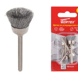 Щетка из углеродистой стали 16 мм WORTEX