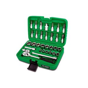 Набор головок и бит 32предм. 3/8" 12гр. TOPTUL