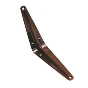 Кронштейн с ребром жесткости 75х100 мм коричневый STARFIX