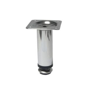 Опора мебельная круглая d30х150 мм, хром STARFIX