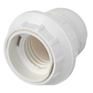 Патрон Е27 с резьбовым вводом и 2мя абажурными кольцоми, BYLECTRICA