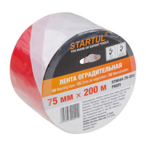 Лента оградительная 75ммх200м STARTUL PROFI (ST9044-75-200)
