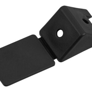 Уголок мебельный пласт. черный (4 шт в зип-локе) STARFIX