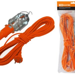 Светильник переносной УП-2Р круглая вилка 2Р/10метров TDM