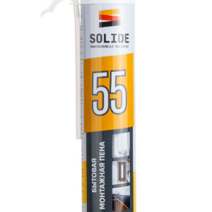 Пена монтажная бытовая всесезонная SOLIDE Foam 55 (750мл)