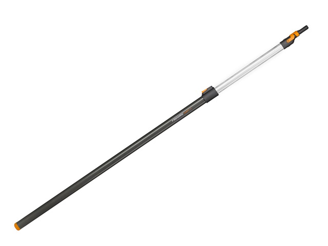 Черенок алюминиевый графитовый телескопический QuikFit FISKARS