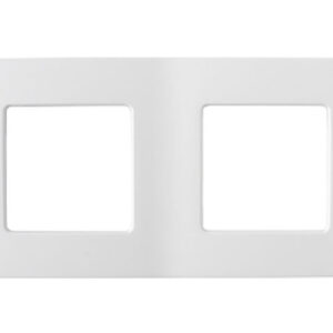 Рамка 2-местная белая, Мастер, BYLECTRICA
