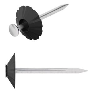 Гвозди декоративные 1.8х32 мм черная шляпка (100 шт в зип-локе) STARFIX