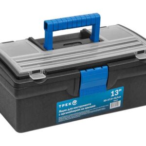 Ящик для инструмента пластмасс. 33х17,5х12,5 см (13") с органайз.20190 ТРЕК