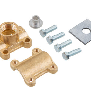 Тройник-врезка (хомут) 1/2" вн., Цветлит