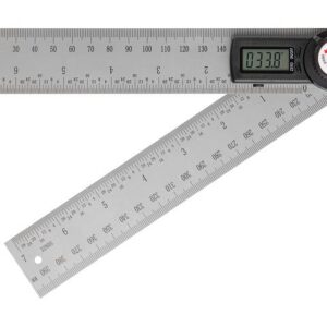 Угломер-линейка электронный WORTEX DAR 2000 в кор. +-0,2°, 200 мм
