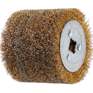 Щетка стальная с латунным покрытием 100х120 мм 0,5 мм WORTEX для WS 1012 S