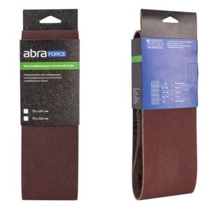 Шлифлента 75х533 P60 ткань 3 шт. ABRAforce