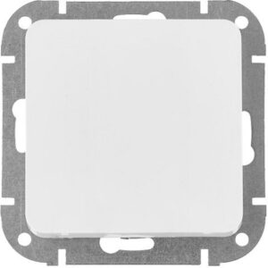 Выключатель 1 клав. (cкрытый, 10А) белый, Astrum, BYLECTRICA