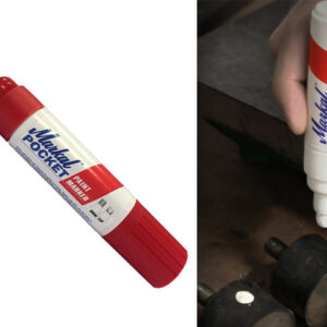 Маркер промышл. перманентный на основе жидк. краски MARKAL POCKET КРАСНЫЙ