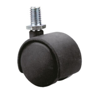 Опора колёсная d-50мм с резьбой, пластмасса STARFIX