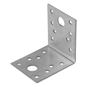 Уголок крепежный 53х65х65 мм KU 2.5 мм белый цинк STARFIX