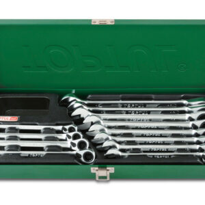 Набор ключей комбинир. с перекл.трещоткой 8-19мм 12пр. PRO SERIES TOPTUL