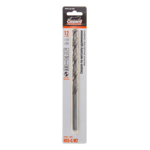 Сверло по металлу ц/х 12.0х134х205 мм удлиненное HSS-G GEPARD