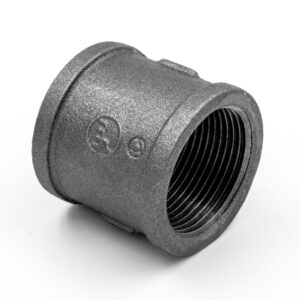 Муфта 1 1/4" вн.-вн. чугун черн., AV Engineering