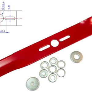 Нож для газонокосилки 53 см прям. универсальный RIPARTS