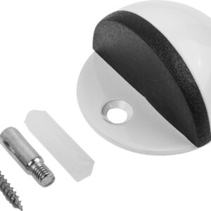 Упор дверной d-45мм круглый белый STARFIX