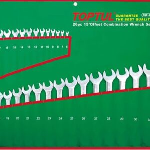 Набор ключей комбинир. 6-32мм 26шт TOPTUL