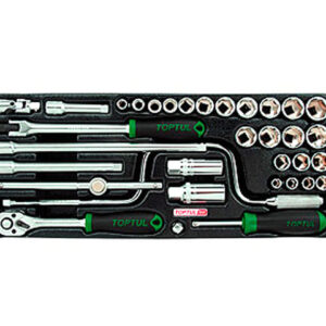 Набор-сет головок 3/8" 34предм. 6гр. 434х176мм TOPTUL