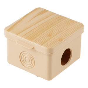 Коробка распаечная ОП 65х65х50мм, сосна, 4 мембр. вх. IP54 ЮПИТЕР