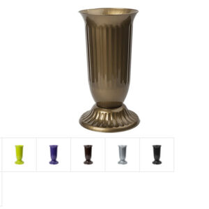 Ваза пластм. d-16 cм с подставкой, DRINA