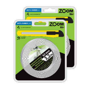 Лента бордюрная 38мм х 3,2м ZOOM, белая