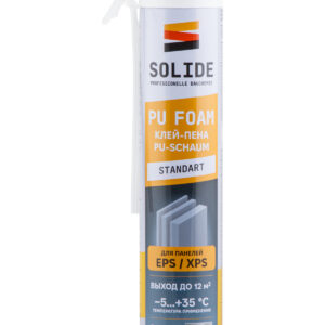Клей-пена полиуретановая бытовая SOLIDE (750 мл)