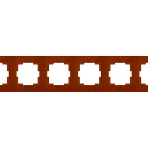 Рамка 6-ая горизонтальная вишня, RITA, MUTLUSAN