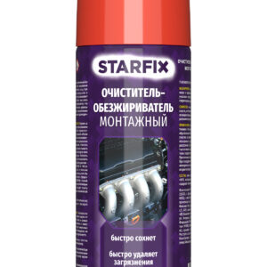 Очиститель-обезжириватель монтажный STARFIX (аэрозоль) 650 мл