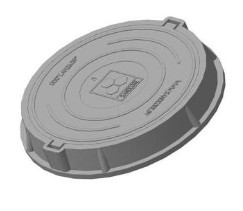 Люк легкий А30 (30 кН) серый