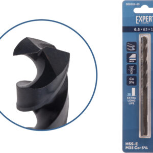 Сверло по металлу ц/х 6.5х63х101 мм HSS-Co Black EXPERT STARTUL