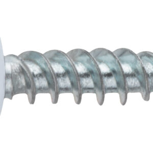 Саморез 4.2х16 мм с прессшайбой, цинк, острый, RAL 9003 (50 шт в зип-локе) STARFIX