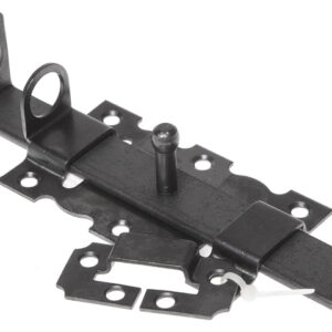 Задвижка дверная 110 мм с проушиной, оксид. STARFIX