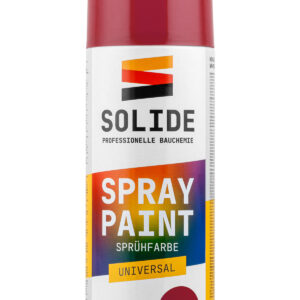 Краска-эмаль аэроз. универсальная темно-красный SOLIDE 400 мл (3002)